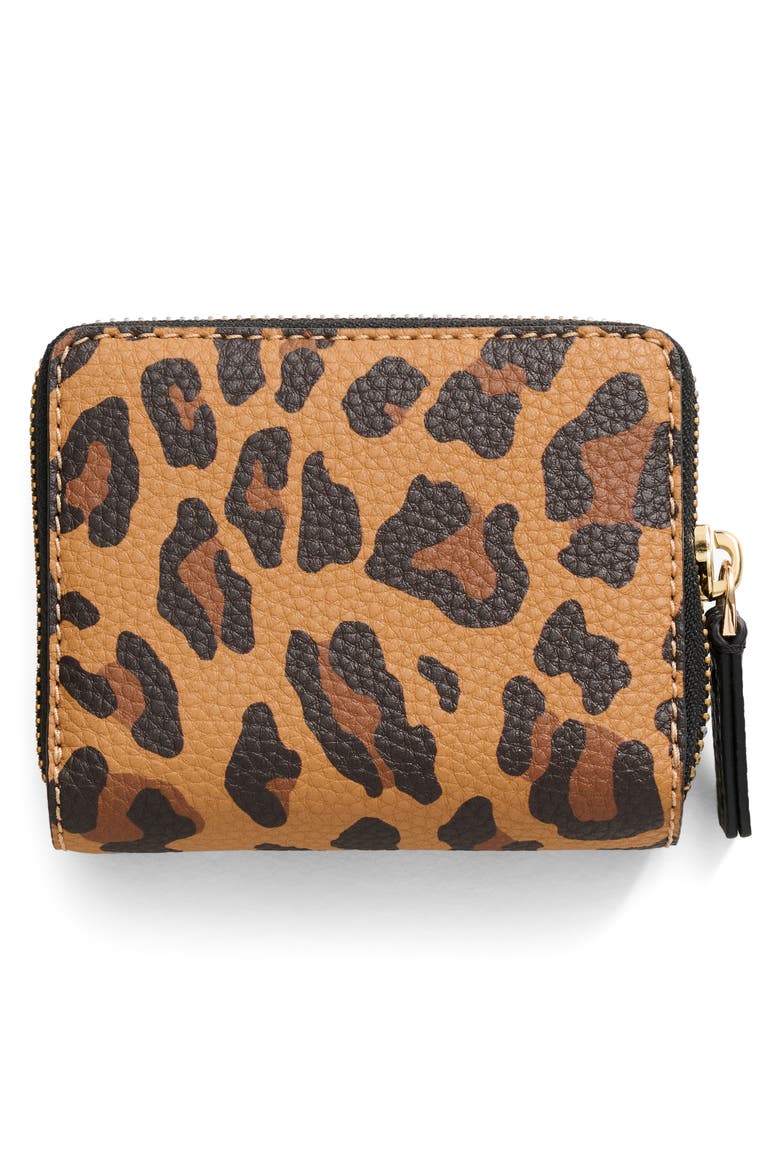 Groove Mini Leopard Print Wallet, Alternate, color, LEOPARD MULTI