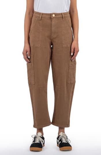 Kut From The Kloth Kaya High Waist Straight Leg Cargo Pants