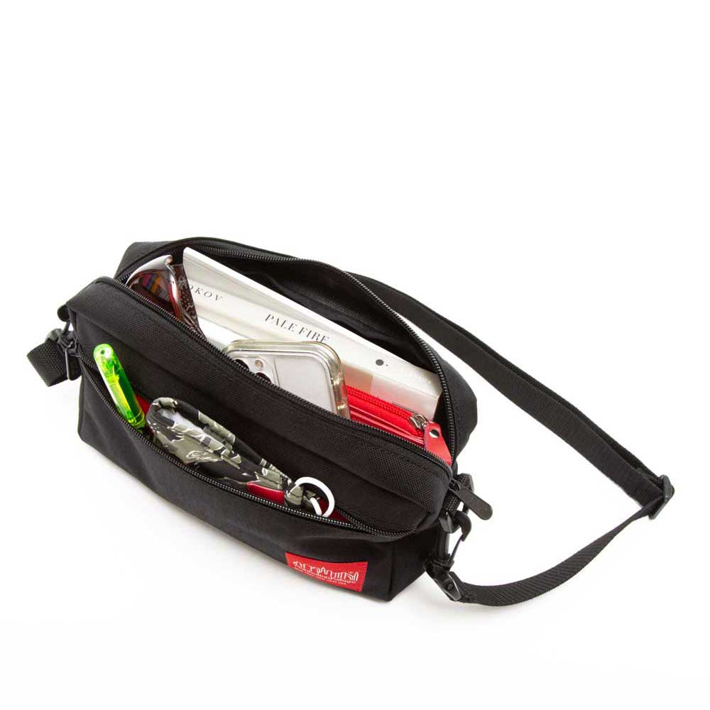 Manhattan Portage Jogger Crossbody Bag, Alternate, color, Black