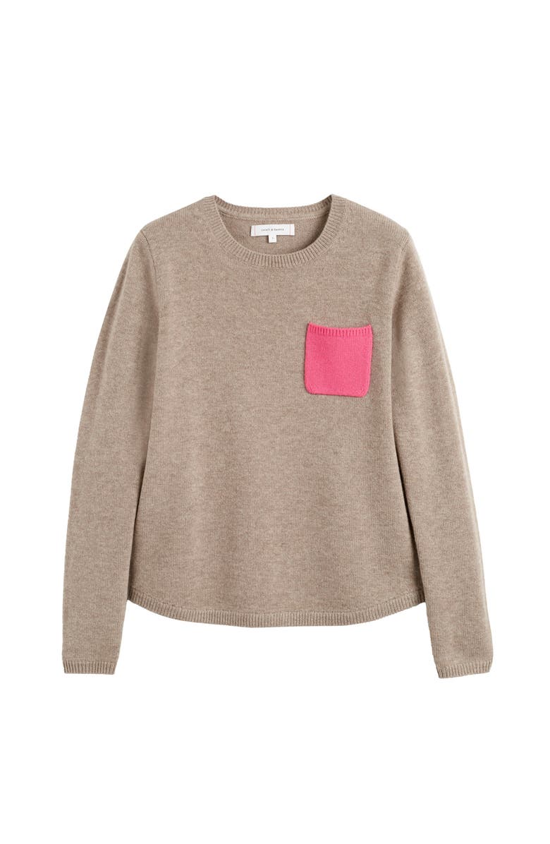 Chinti & Parker Wool Cashmere One Pocket Sweater, Alternate, color, 