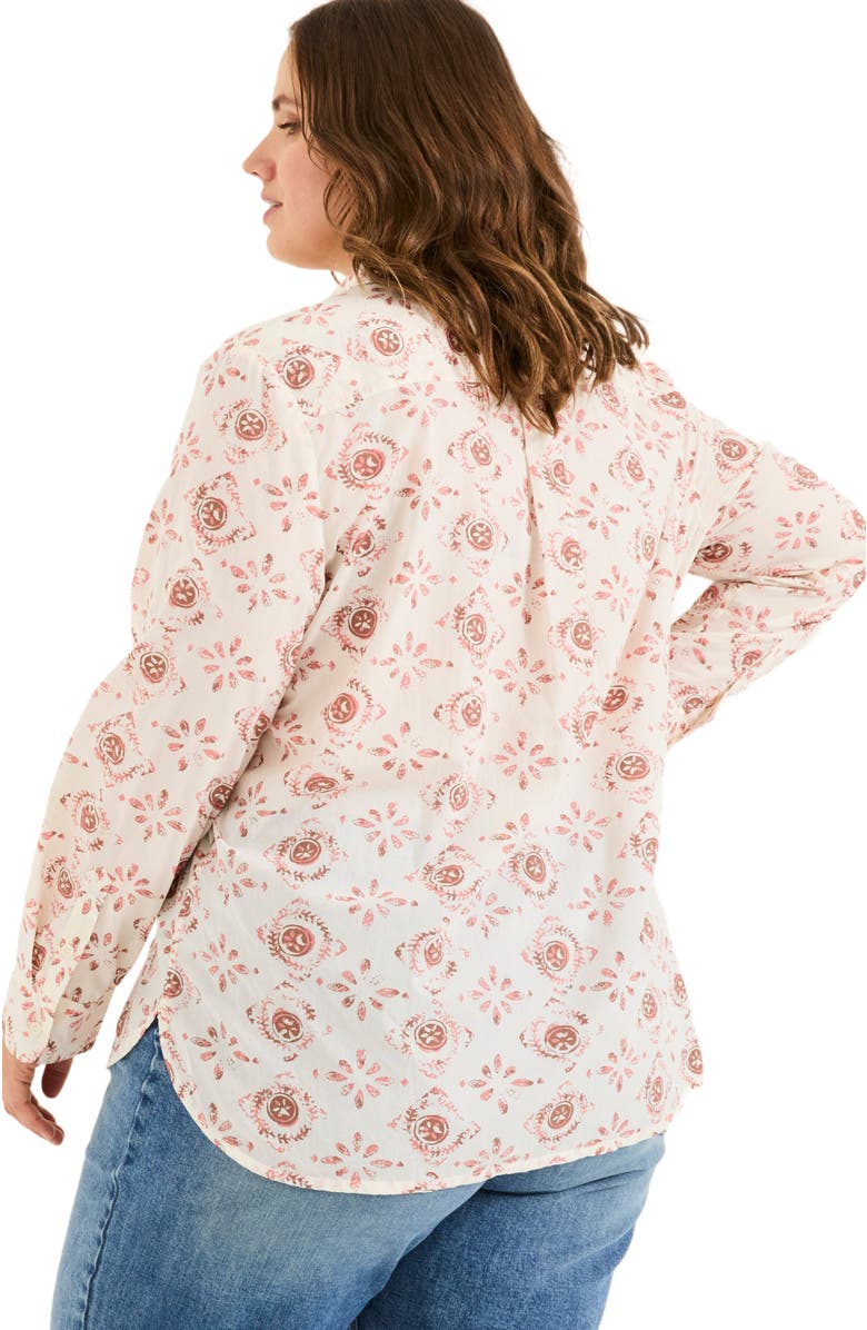 FatFace Plus Size Olivia Printed Shirt, Alternate, color, 