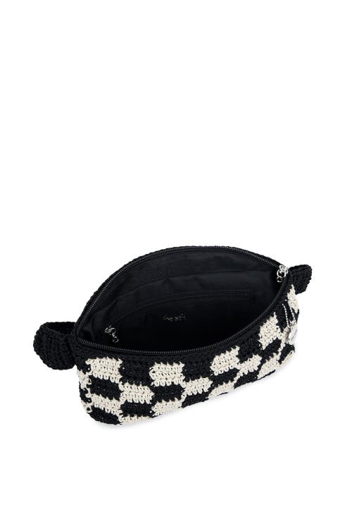 The Sak Caraway Small Belt Bag In Black Check