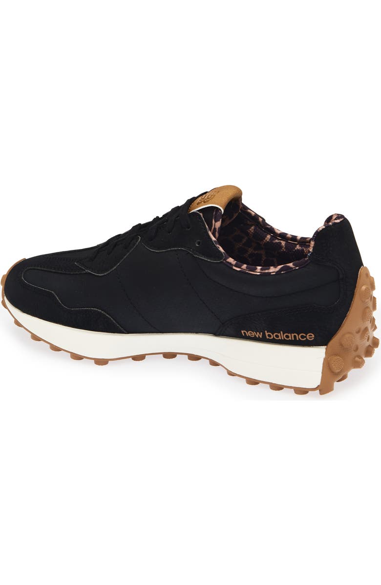 New Balance 327 Waterproof Spikeless Golf Shoe, Alternate, color, True Black