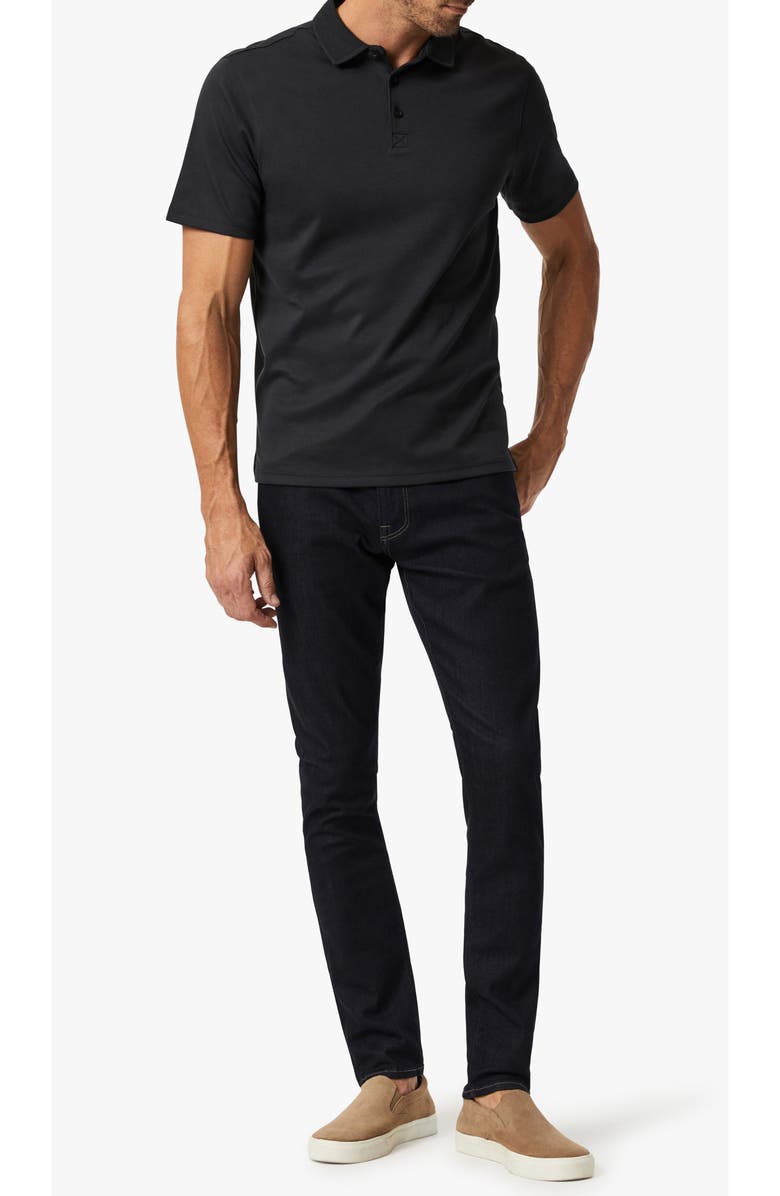 34 Heritage Pima Cotton Polo, Alternate, color, Black