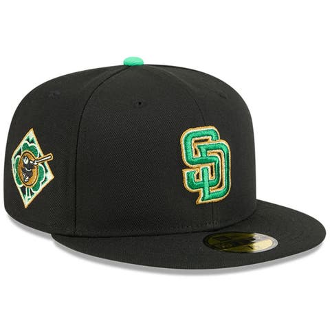 Men's New Era  Black San Diego Padres 2026 St. Patrick's Day 59FIFTY Fitted Hat