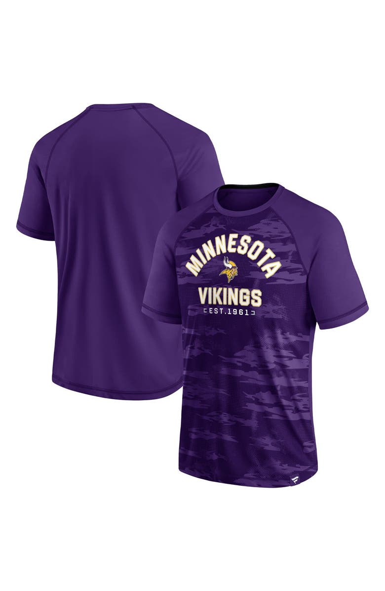 FANATICS Men's Fanatics Branded Purple Minnesota Vikings Hail Mary Raglan T-Shirt, Alternate, color, 