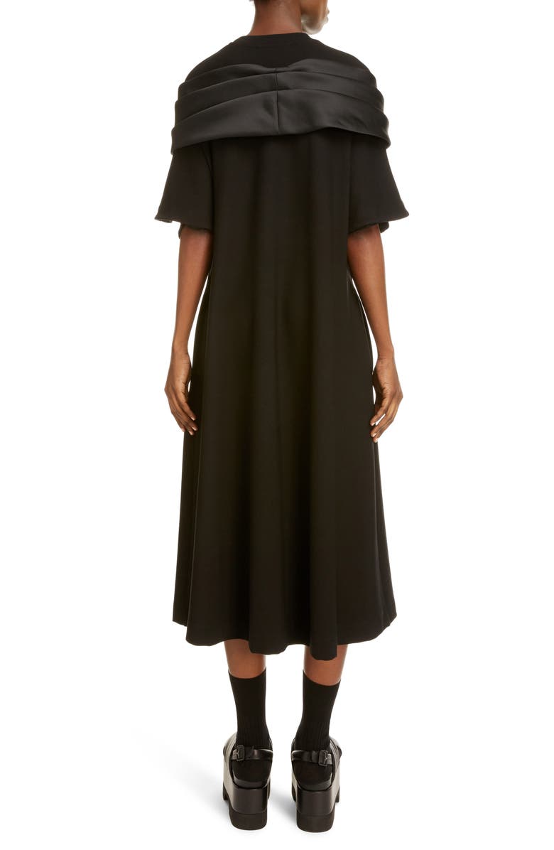 Simone Rocha Bow Detail Midi T-Shirt Dress, Alternate, color,