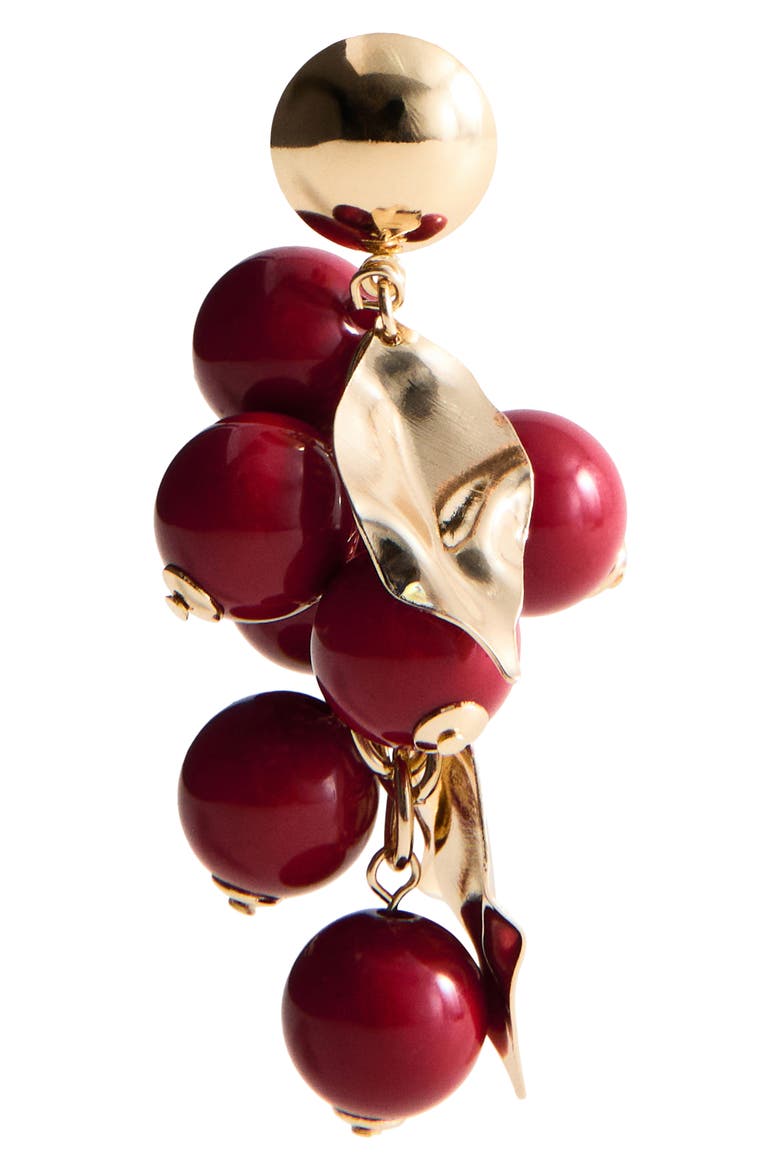 Fruit Dangle Earrings, Alternate, color, GOLD