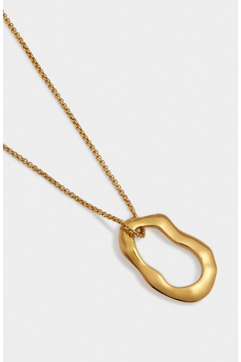 Hera Necklace, Alternate, color, Gold