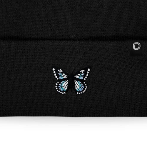 Dalix Butterfly Beanie In Asphalt Gray
