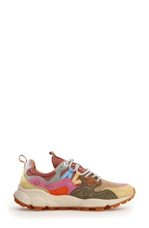 Flower Mountain Laced Sneakers In Brown