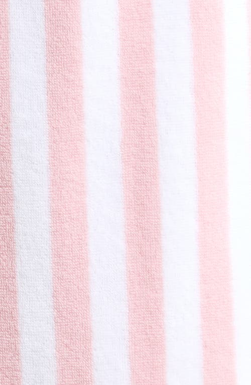 Nordstrom Stripe Hydrocotton Terry Robe In Pink