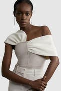 Karen Millen Figure Form Asymmetric Knit Top