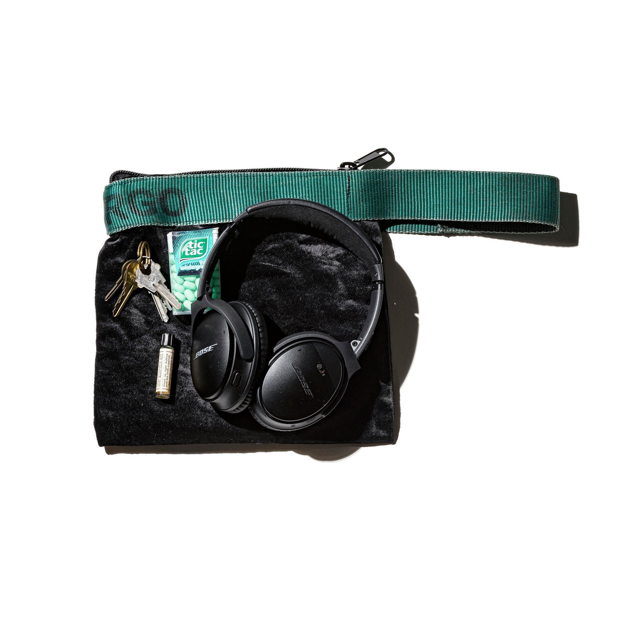 PUEBCO Vintage Sling Belt Pouch, Alternate, color, Black X Green