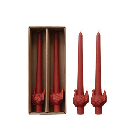 Acorn Paraffin Taper Candle Set