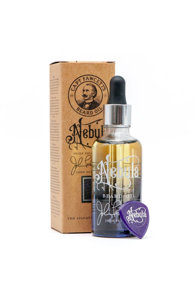 Captain Fawcett John Petrucci's 'Nebula' Beard Oil 50ml, Main, color, Beard Oil