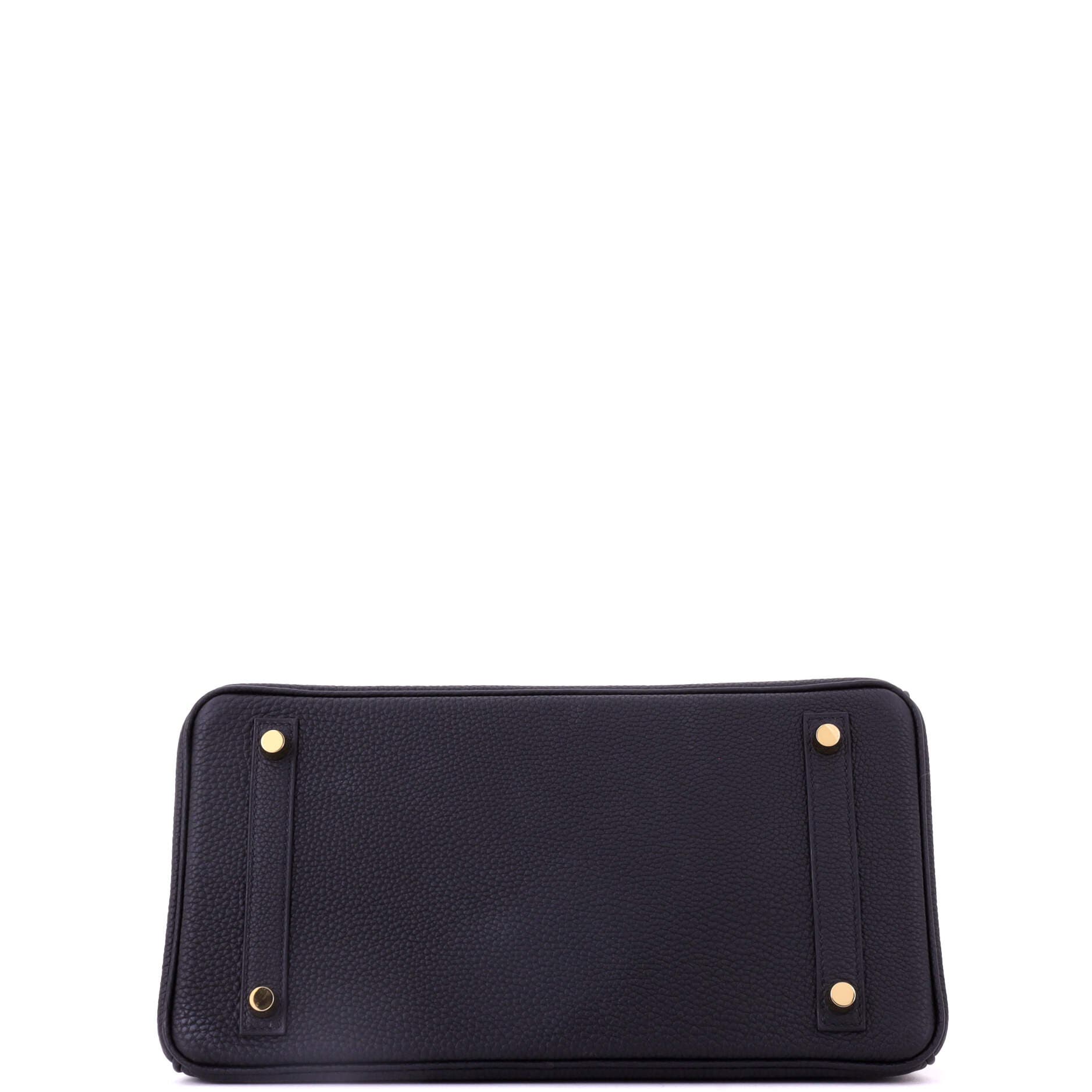 Pre-Owned Hermes Birkin Handbag Black Togo with Gold Hardware 30, Alternate, color, Noir