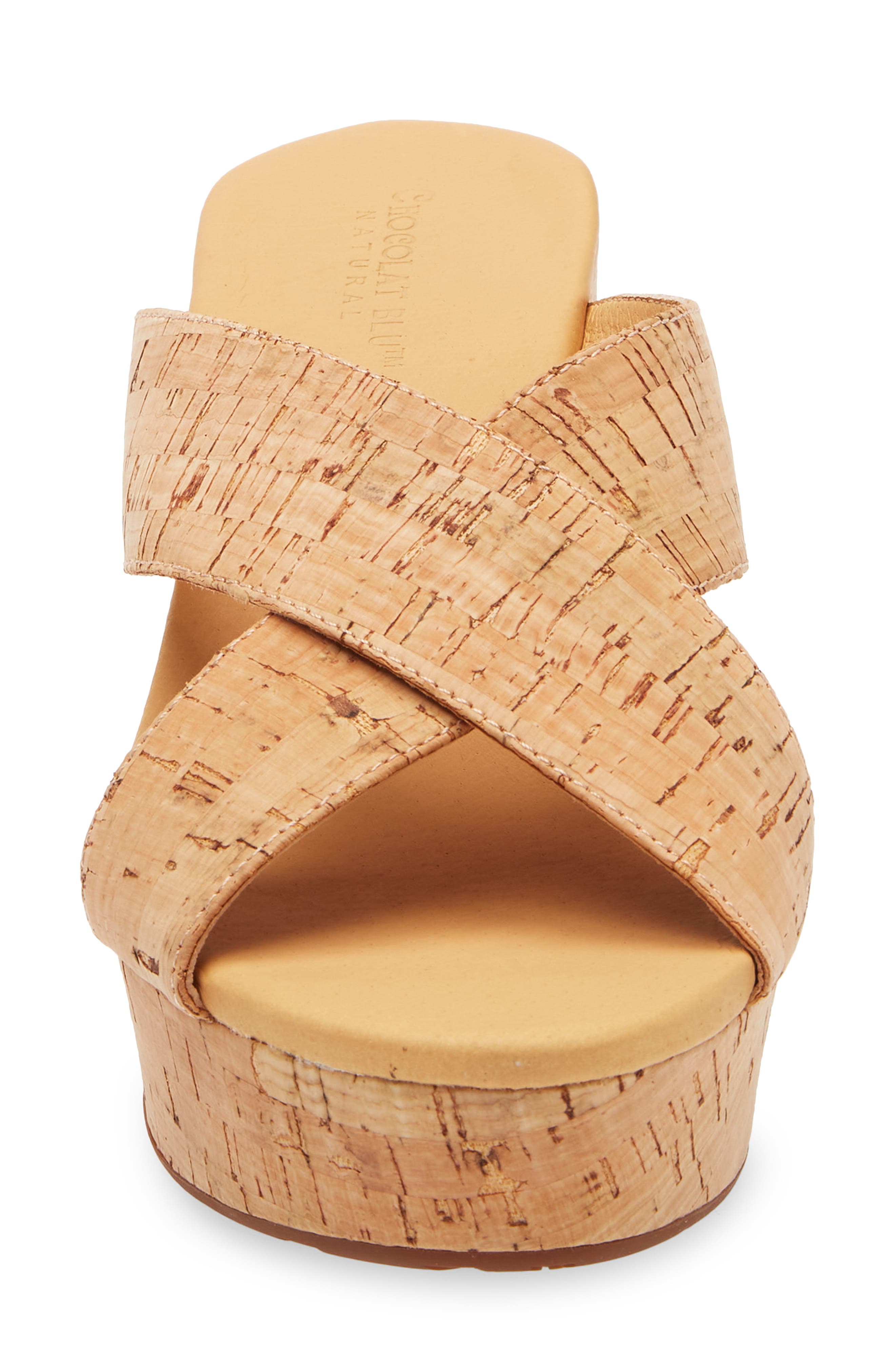 Chocolat Blu Gio Block Heel Sandal, Alternate, color, Cork