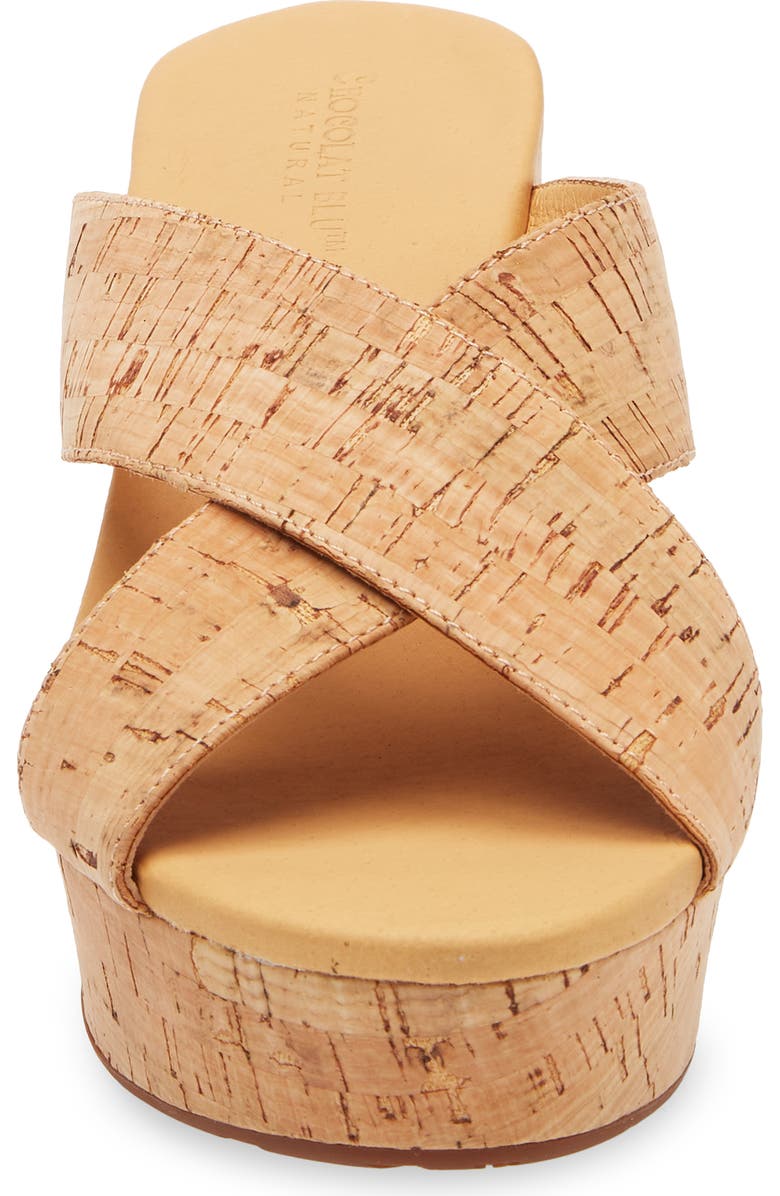 Chocolat Blu Gio Block Heel Sandal, Alternate, color, Cork