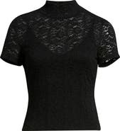 PAIGE June Stretch Lace T-Shirt