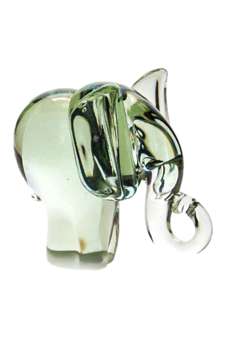 Recycled Glass Elephant, Alternate, color, None