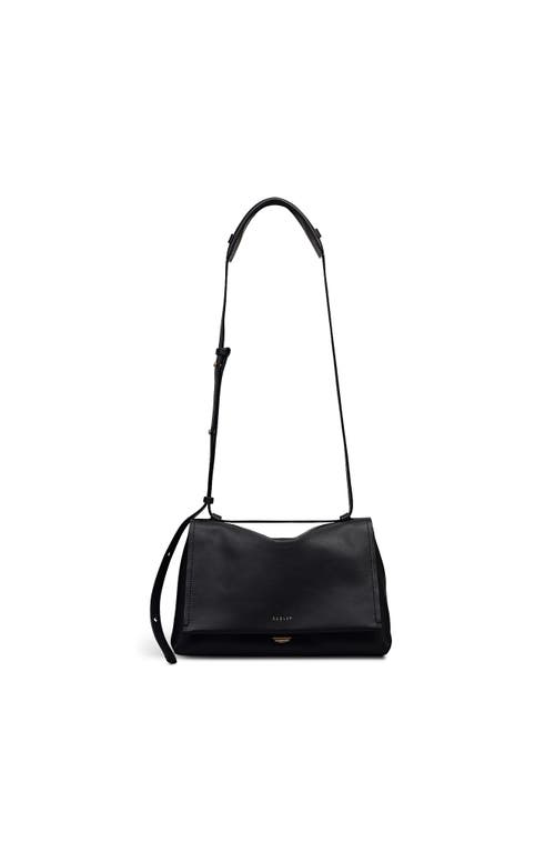 Radley Mercer Street Medium Flapover Shoulder Bag In Black