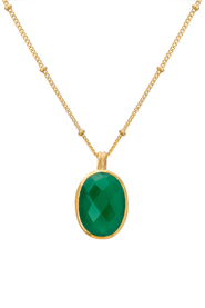 Murkani Green Onyx Pendant Necklace