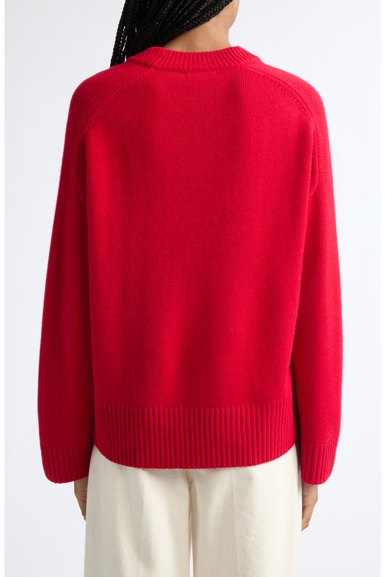 Riley Wool & Cashmere Sweater, Alternate, color, RED