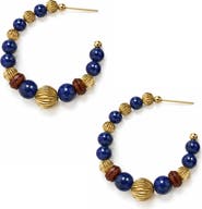 RETRO CHIC Temple Seed Hoop Earrings