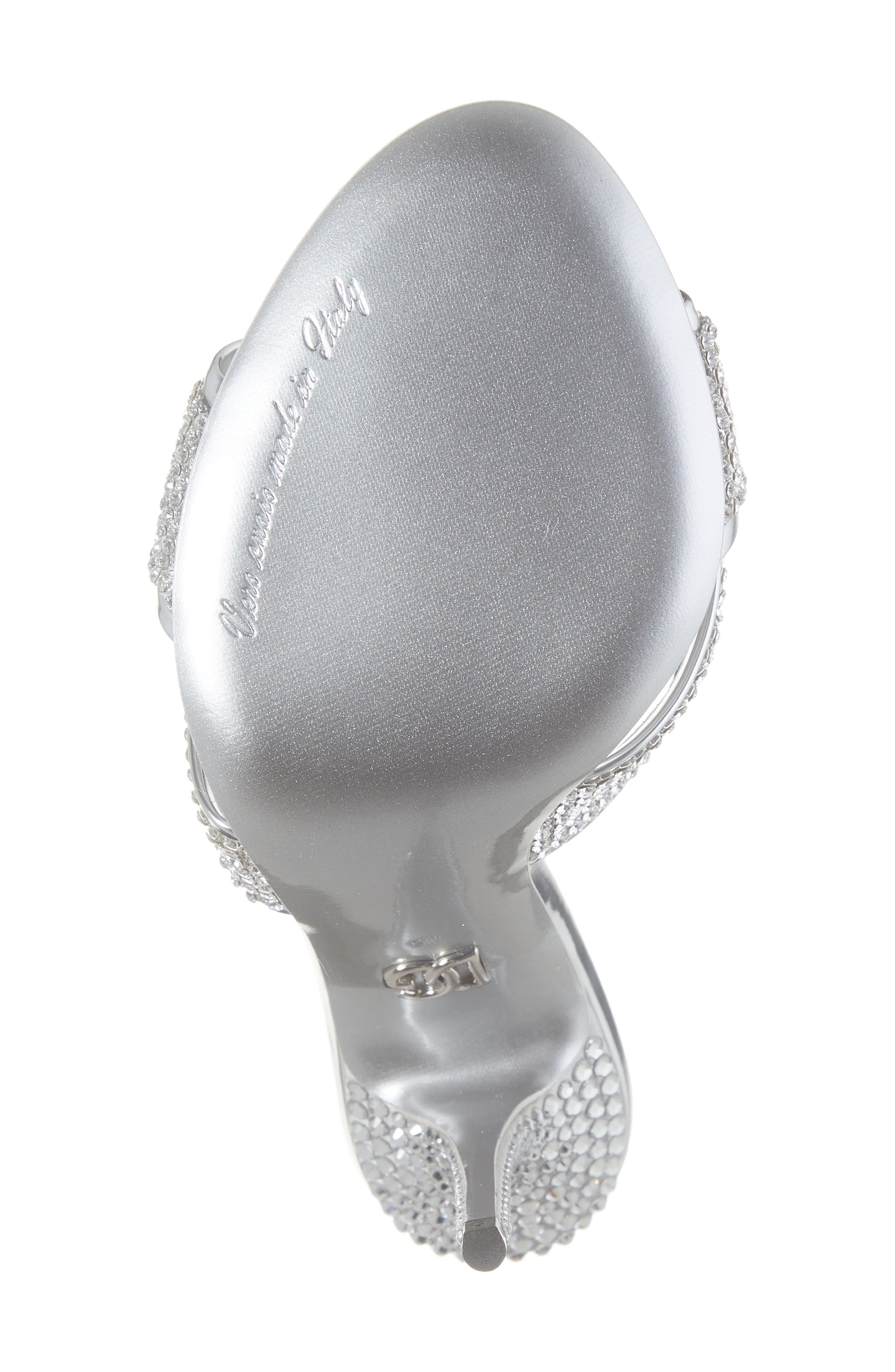 Dolce&Gabbana Keira Crystal Embellished Sandal, Alternate, color, 