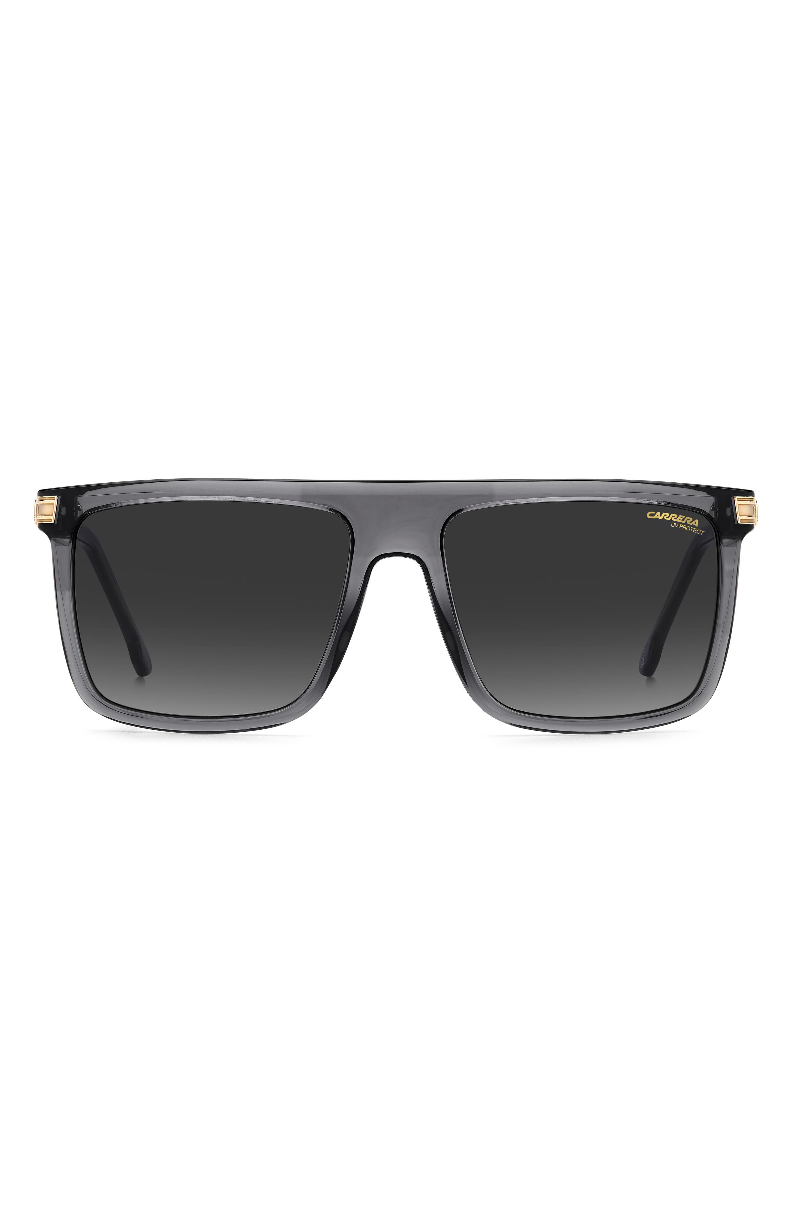 Carrera Eyewear 58mm Flat Top Rectangular Sunglasses