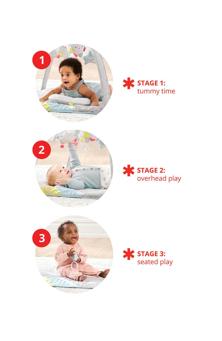 Skip Hop Silver Lining Cloud Activity Gym, Alternate, color, White