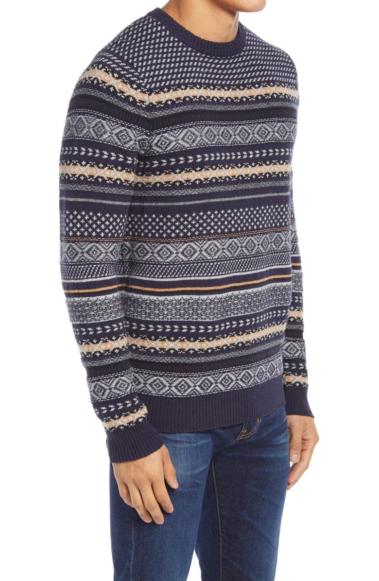 1901 Fair Isle Crewneck Sweater, Alternate, color, 