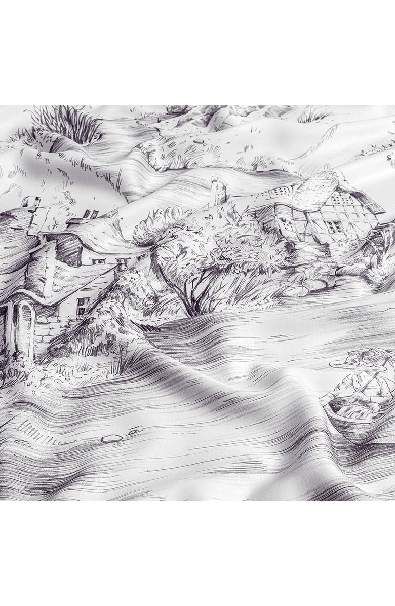 Togas Goranna duvet cover, Alternate, color, White