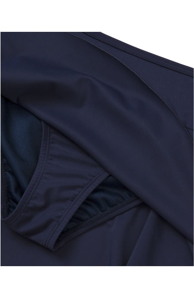 Lands' End Girls Slim Swim Mini Skirt Swim Bottoms, Alternate, color, 