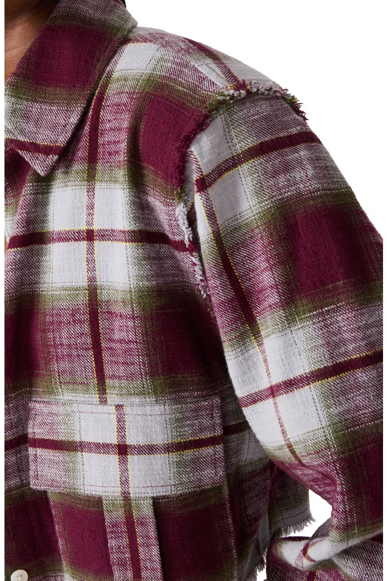 Marlow Plaid Shirt, Alternate, color, OLIVE PLAID