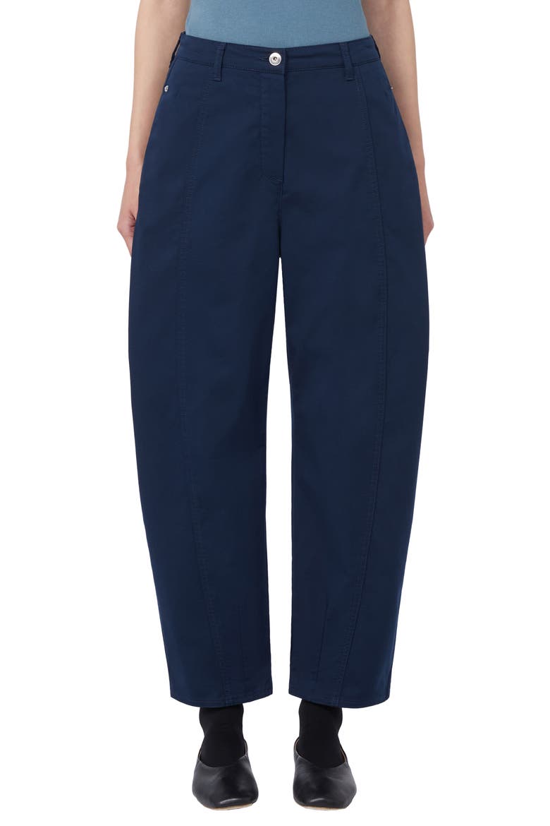 Etere Stretch Cotton Straight Leg Pants, Main, color, NAVY
