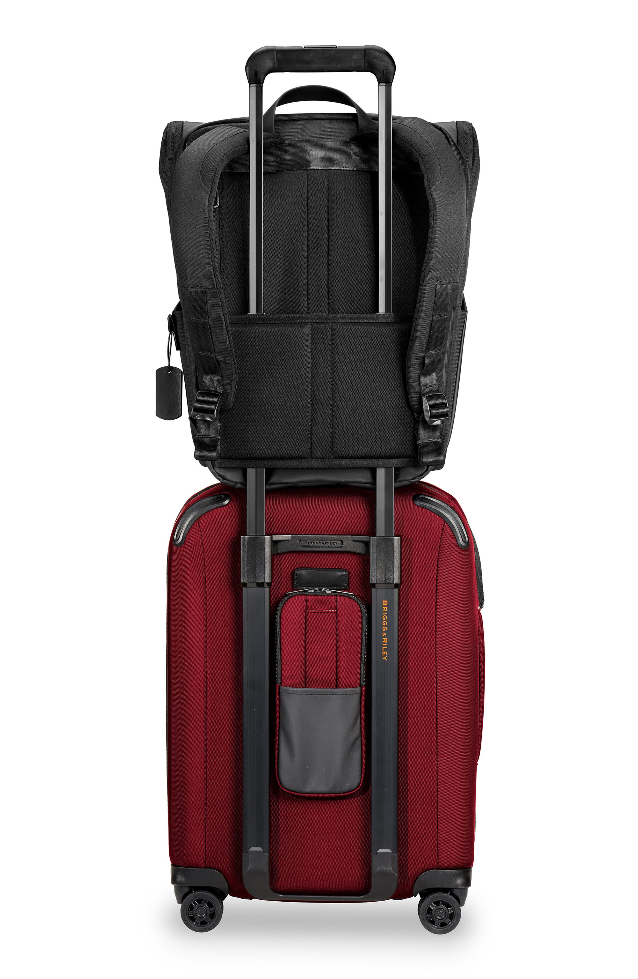 Briggs & Riley ZDX 21-Inch Expandable Spinner Suitcase, Alternate, color, Brick Red