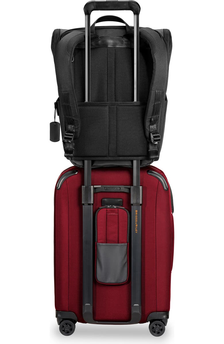 Briggs & Riley ZDX 21-Inch Expandable Spinner Suitcase, Alternate, color, Brick Red