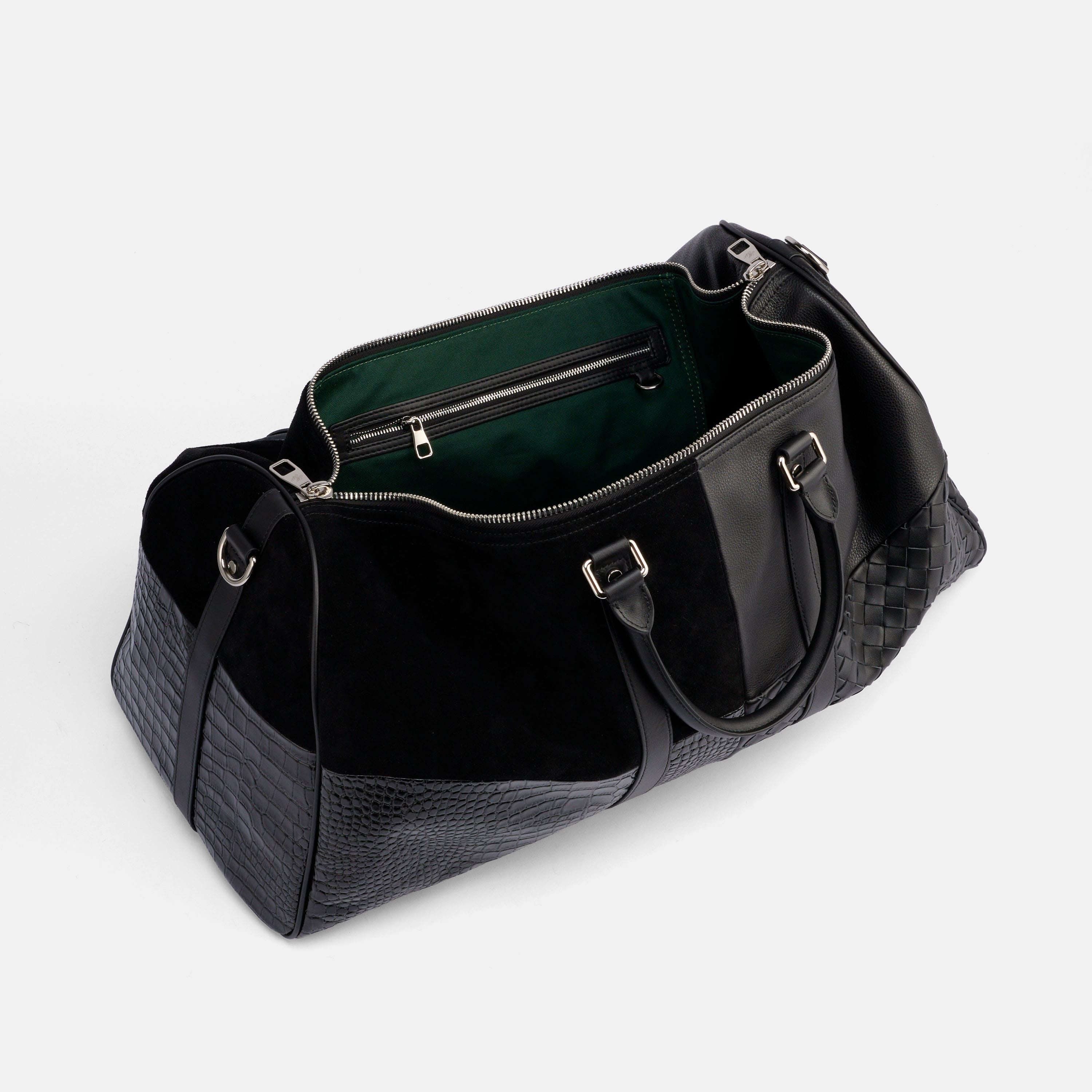 Large Weekender Duffle Bag, Alternate, color, Black Multi