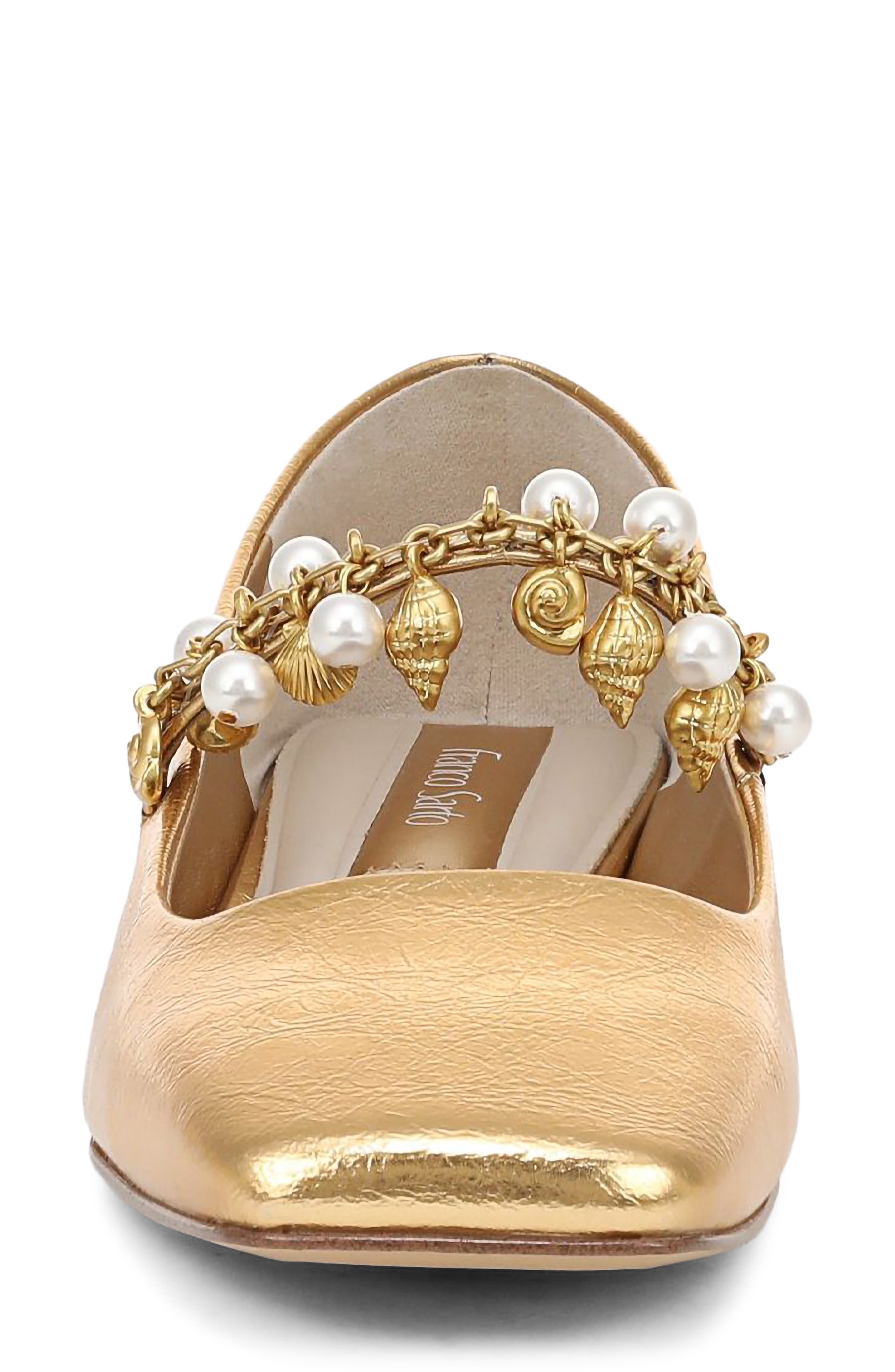 Franco Sarto Tinsley Metallic Flat, Alternate, color, 