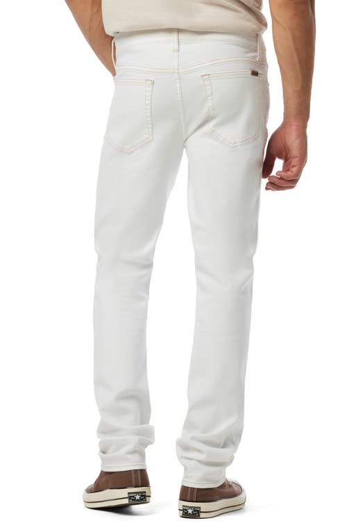 Joe's The Brixton Slim Straight Leg Jeans In Clean White
