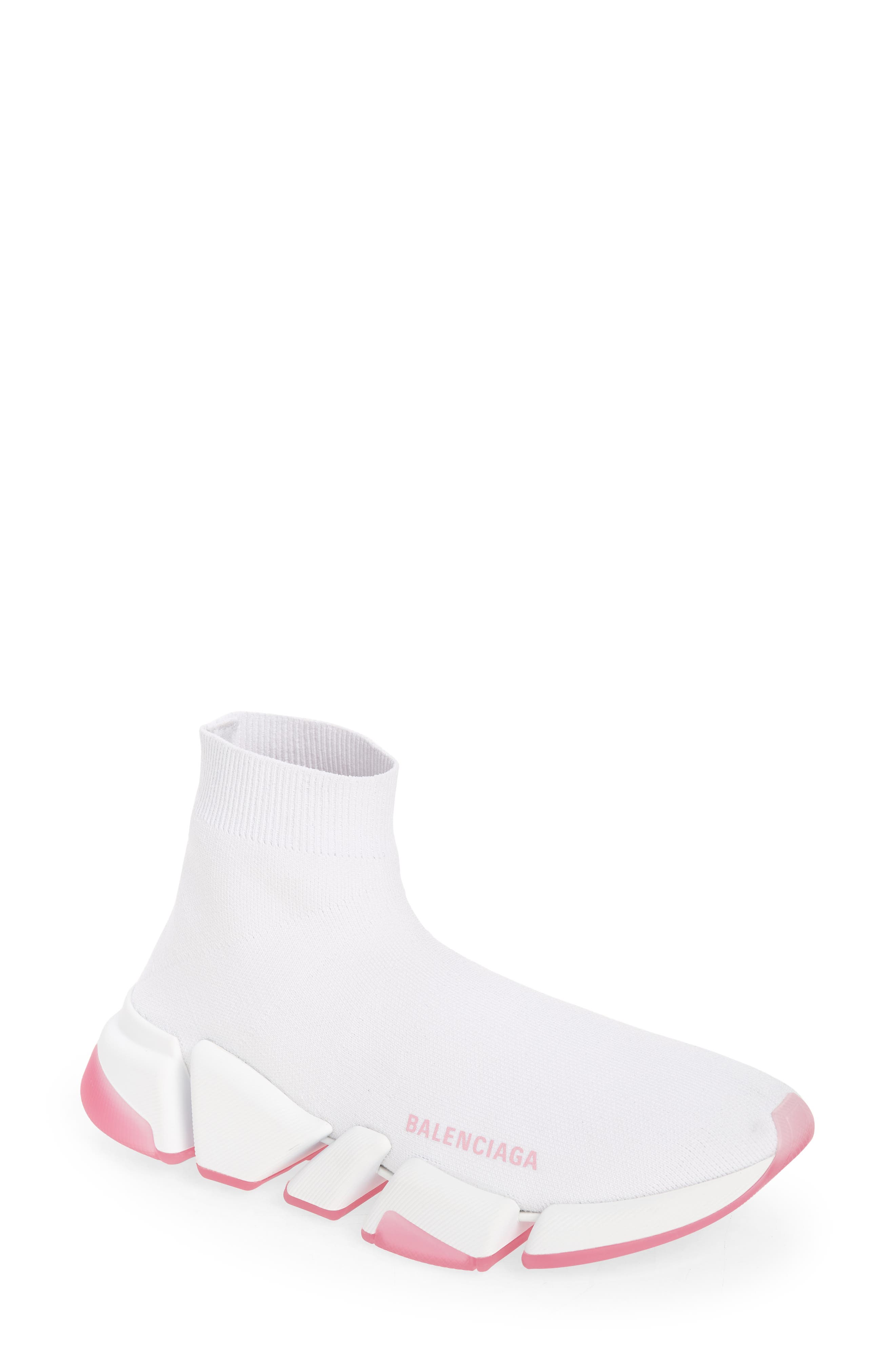 Balenciaga Speed 2.0 Transparent Sole Sock Sneaker, Main, color, 