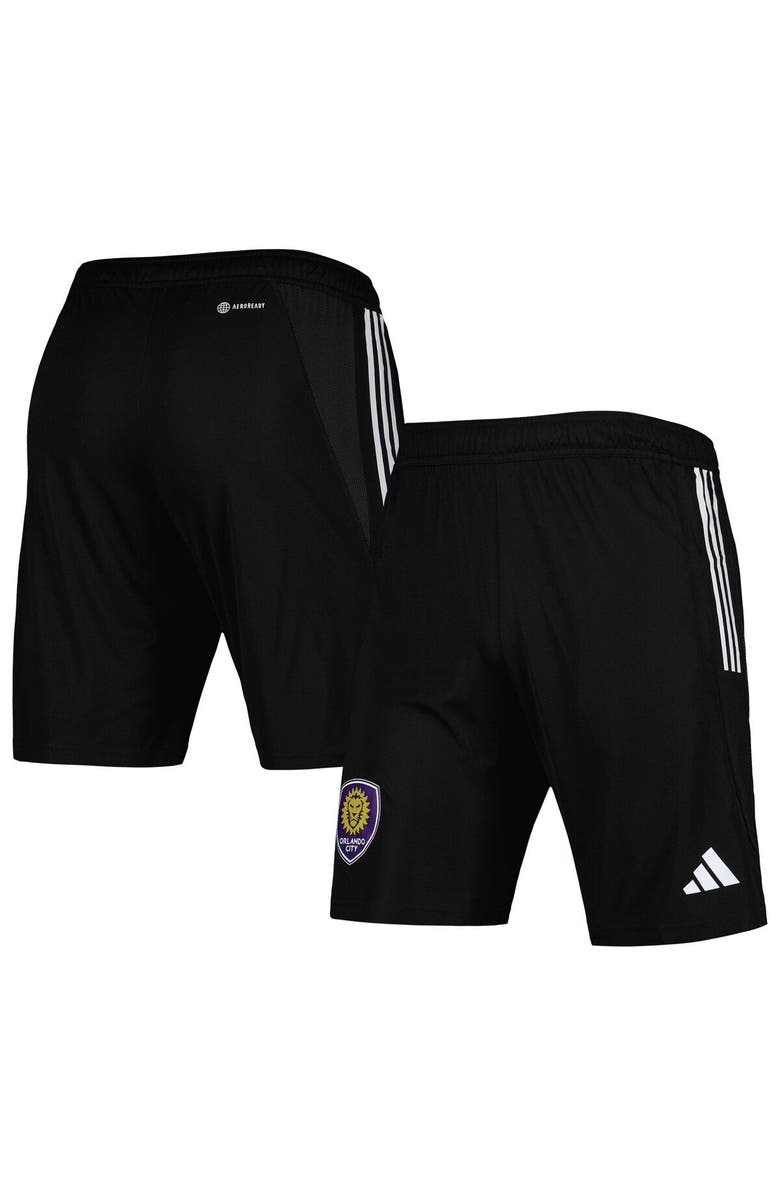 adidas Men's adidas Black Orlando City SC 2023 On-Field AEROREADY Training Shorts, Main, color,
