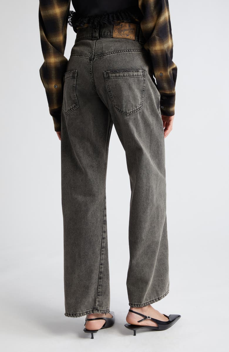 Vaquera Twisted Seam Wide Leg Jeans, Alternate, color, 