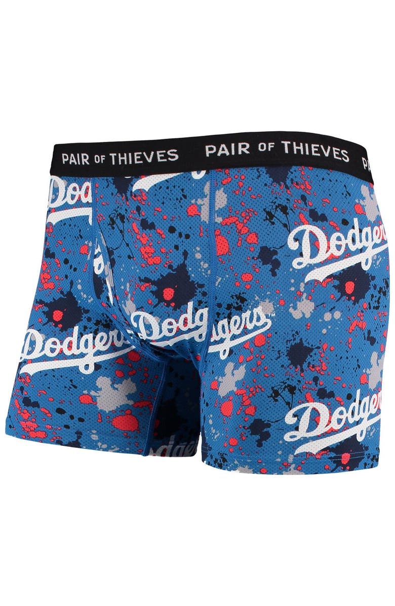 Pair of Thieves Men's Pair of Thieves Royal/Black Los Angeles Dodgers Super Fit 2-Pack Boxer Briefs Set, Alternate, color, Royal