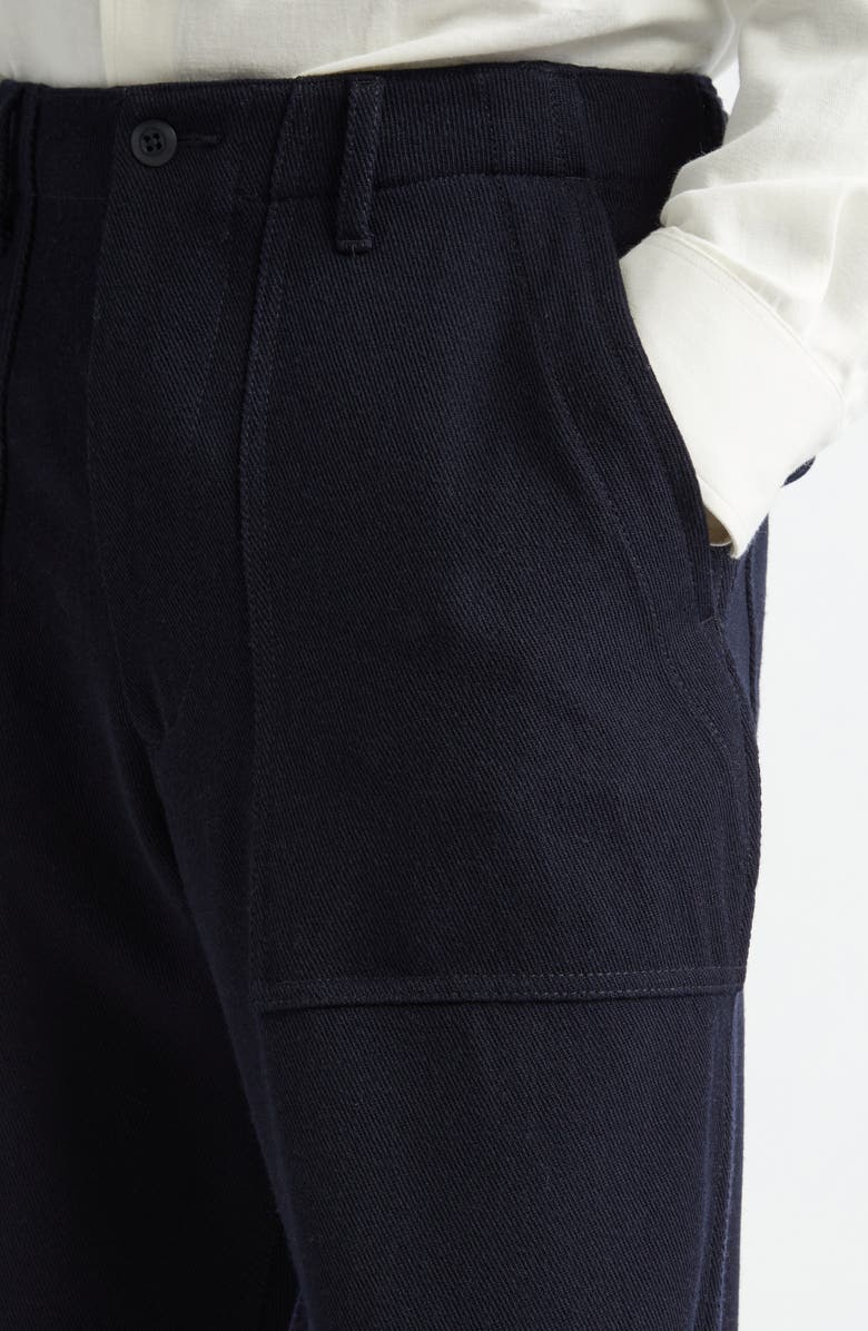 BEAMS MIL Utility Wool Serge Trousers, Alternate, color, 