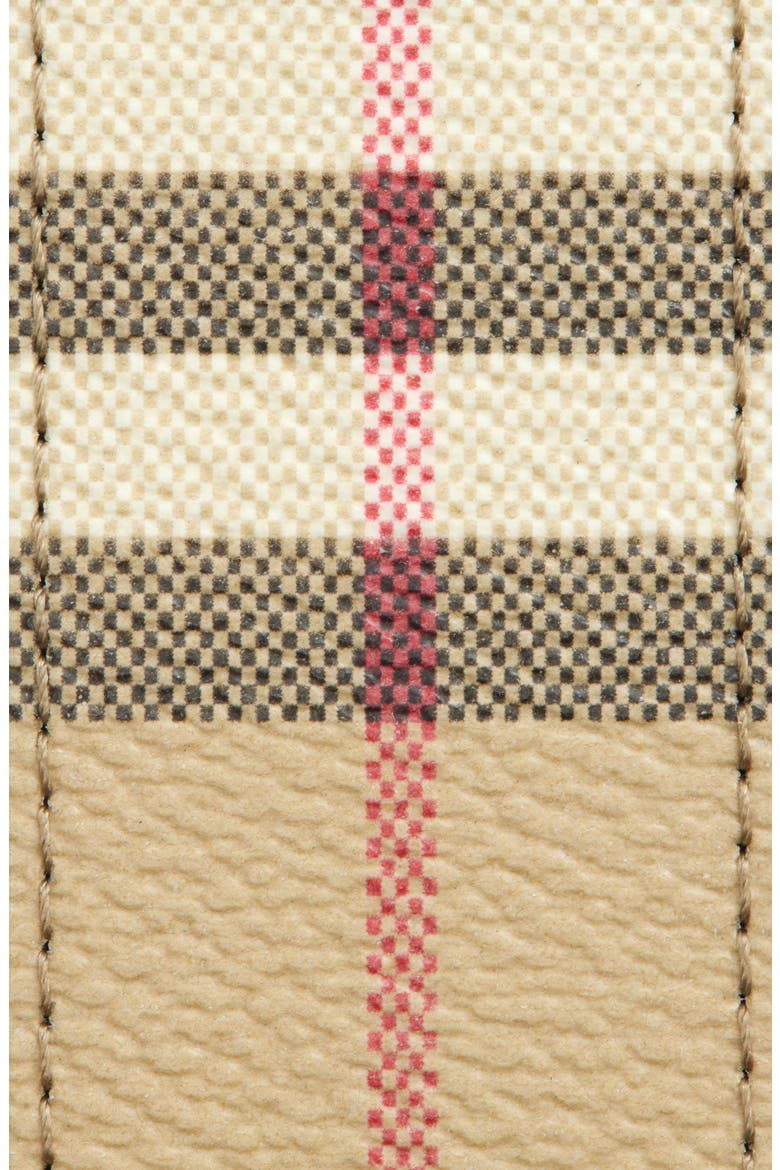 TB Check Reversible Belt, Alternate, color, ARCHIVE BEIGE/ SILVER