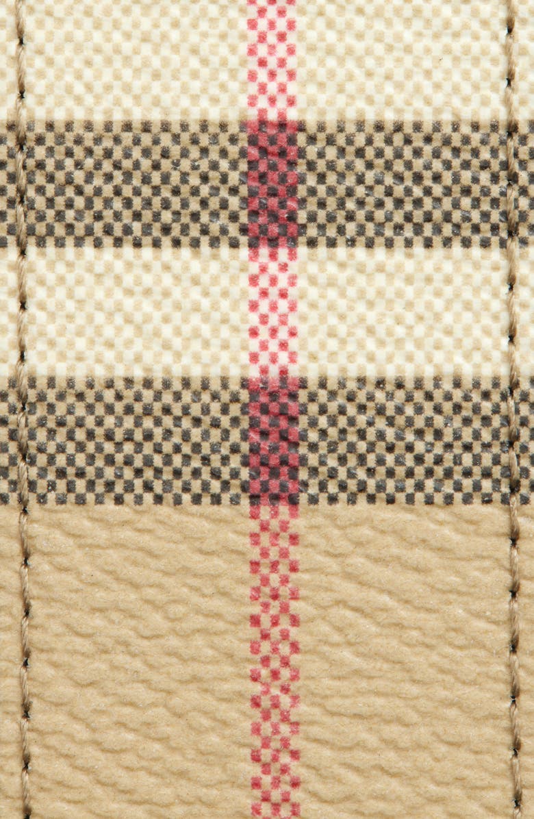 Burberry TB Check Reversible Belt, Alternate, color, Archive Beige/ Silver