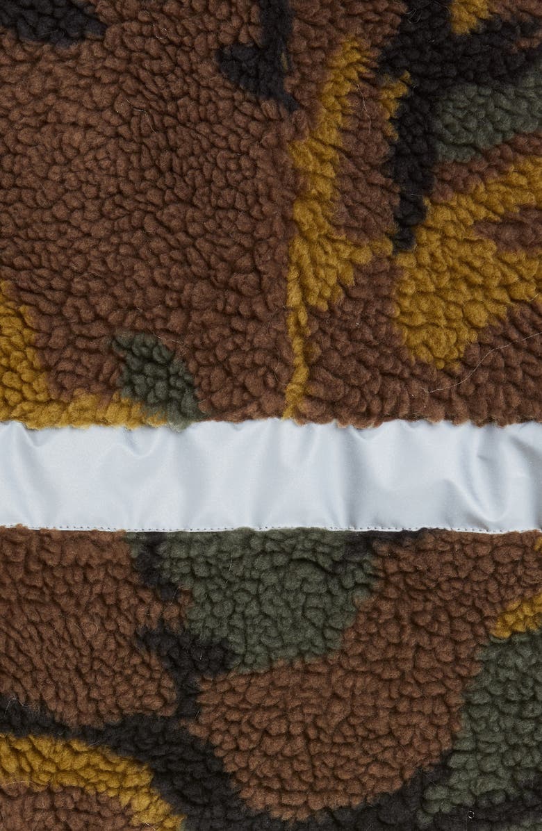 Sandy Liang Rory Camo Print Fleece Jacket, Alternate, color, 